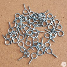 원형고리 50개 나사 21MM 원형나사 고리형나사못 고리못