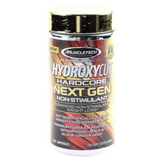 Muscletech Health Hydroxycut Hardcore 下一代非興奮劑膠囊, 150入, 1個, 150顆