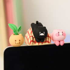 카카오프렌즈 춘식이 블랙춘 피규어 세트 모니터 자동차 데코