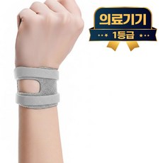 라이프엠디 1+1 의료용 tfcc 손목 보호대 좌우 세트 팔목 고정 압박 밴드 척골 보호 얇은 아대 슬림 스트랩 테이핑 슬리브 1등급 의료기기, 그레이, 2개