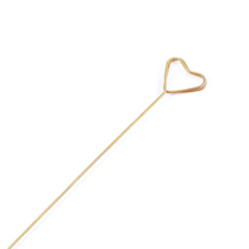 壹樓花藝雜貨 花束卡片夾(大款-愛心款 10支/包) 畢業花束卡片夾 花插卡片夾 金屬卡片夾, 大款-愛心款 10支