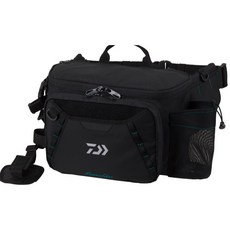 DAIWA EMERALDAS TACTICAL HIP BAG(C) 木蝦包 腰包 路亞肩背包 - 桃園東區釣具, 黑色
