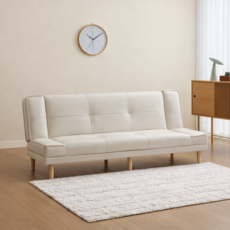 엘티제이 편안한 2인용 소파침대 접이식 3인용 소파베드 L006, 아이보리