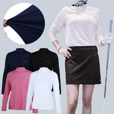 여성 베이스레이어 티셔츠 하이넥 이너웨어