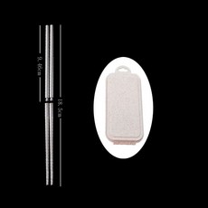 【開發票/統編】304不鏽鋼便攜收納盒伸縮湯勺叉筷子組 旅行露營餐具 可拆卸摺疊 防潑水抗菌防滑握柄, 1個, 白色小麥盒+ 18.5cm螺絲筷子（一雙