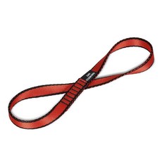 VFKENA 18MM 나일론 클라이밍 슬링 러너 23KN CE2008/EN566 암벽 등반 등산 래펠링 스윙 요가 해먹 등을 위한 강력한 웨빙 스트랩 (레드 30cm/, VFKENA 18MM 나일론 클라이밍 슬링 러너 23K