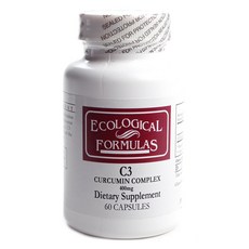 ECOLOGICAL FORMULAS C3薑黃素複合膠囊, 1個, 60 件