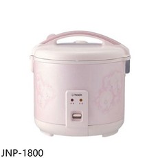虎牌TIGER JNP-1800 電子鍋 花漾外觀 保溫功能 不沾內鍋, 白色