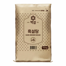 백설 흑설탕, 15kg, 1개