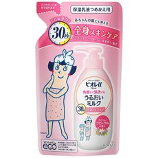 Biore 蜜妮 角質層滲透保濕乳液 花香 補充包, 250ml, 1包