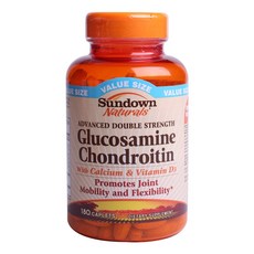 Sundown Naturals 氨基葡萄糖軟骨素膠囊, 1個, 180 件