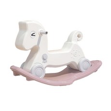 兒童三合一搖馬玩具, 芋紫粉 三合一, 1個