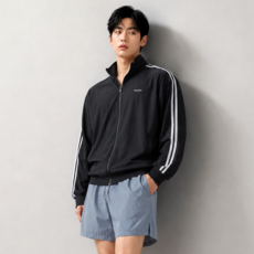 UPF50+[95~105/자체제작] 비키비키 크루즈 남성 래쉬가드 긴팔 수영복 상의 집업 체형커버 자외선차단 루즈핏 바캉스룩 비치웨어
