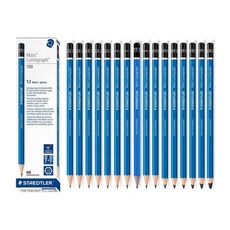 제이오스토어 루모그라프 제도연필 타 12개입 2B 미대 마킹펜 스케치 오피스