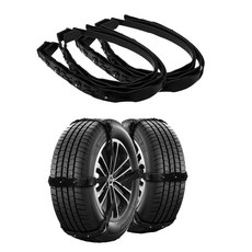 초합금 메가 스파이크 벨트 우레탄 스노우체인 8pcs 자동차 차량용 타이어 눈길 미끄럼방지