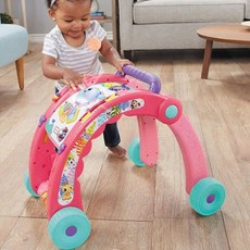 접이식 걸음마연습 장난감 보조기 아기 밀고다니는 도우미, 1개