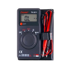 태광전자 디지털 테스터기 전기기능사 포켓 ACDC 500V TK-3211, 단품