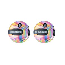 수리오 원형 골프타수기 스코어 카운터, 2개, 레인보우
