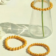 부르는 (6mm/8mm) 팔찌 웅황주사 재물운 액운쫓고 원석 99%
