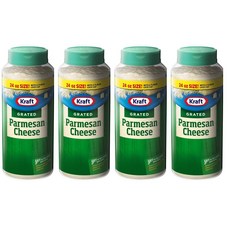 Kraft 100% Grated Parmesan Cheese Shaker 크래프트 100% 강판 파마산 치즈 셰이커 680g, 4개