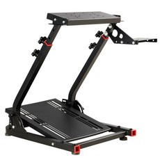 레이싱휠 거치대 고정 액세서리 스탠드 블랙 브래킷 브레이크 휠 4개 포함, 1개, 블랙 스탠드 기어있음, 기본 색상