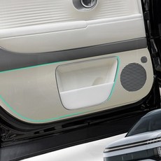 아이오닉9 호환 가죽 도어 보호 커버, 상세페이지 참조, 풀커버4P_올리브 브라운