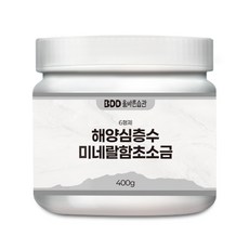 6형제 소금 미세플라스틱 불순물 제거 해양심층수 함초소금, 1개, 400g