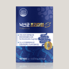 낙산균 프리미엄S(유산균 포스트바이오틱스 프로바이오틱스 사균체 람노스), 60g, 1개