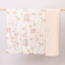 美皇 嬰兒寶寶兒童小被子 夏涼被 蓋毯 空調被 四季通用 夏季涼感, 奇幻雲端馬戲團【清涼潤膚 7A抗菌可機洗】