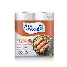 광진산업 화장지 키친타올 150매 2롤, 1개