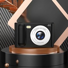 화소 듀얼 CCD 카메라 학생용 입문용 휴대용 카드형, 1개, P1 블랙 공식 표준, 기본 색상