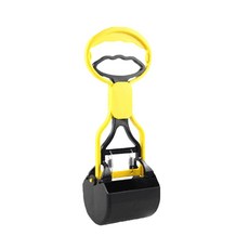 狗狗拾便器 行動式手握狗屎夾, 手握拾便器 黃色小號, 1個