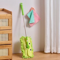 HAPPYTIME 兒童清潔玩具套裝 小黃鴨造型, 兒童單拖把（綠色）, 1個