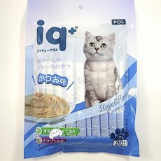 毛球寵物 iq 貓咪樂泥棒 貓咪肉泥 貓零食 肉泥條 貓咪點心 樂泥棒 20入, 鰹魚