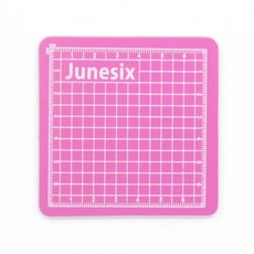 미니 모델 커팅 매트 조각 패드 미술 용품 문구류 학용품 손 레더 보드 8*8cm 1PC, Pink