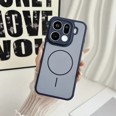 OPPO 파인드 X9 Pro 케이스 무광 낙하 방지 친화적 마그네틱 보호 폰 커버 Ultra 범퍼 쉘, 02 오포 파인드 X9, 04 Blue