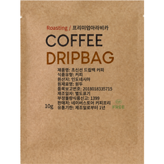 당일생산 프리 초신선드립백커피 만델링, 10g, 1개, 3개입