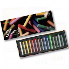 소프트파스텔 문교 원형 소프트 파스텔 전문가용 15색 세트, 1개, 상세페이지 참조