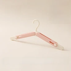 휴대용 접이식 여행용 옷걸이 공간 절약형 튼튼하고 미끄럼 방지 호텔 기숙사 가정용 다양한 색상의 플라스, 04 A-pink