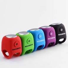 락브로스 실리콘 자전거 전자벨, 레드, 1개
