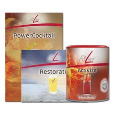 독일 PM 피트라인 3종 액티바이즈+파워칵테일+리스토레이트, 1세트, 450g+200g+175g