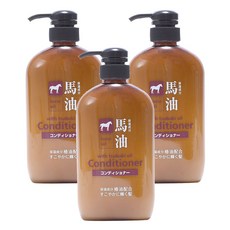 쿠마노 동백오일 함유 마유 컨디셔너, 3개, 600ml