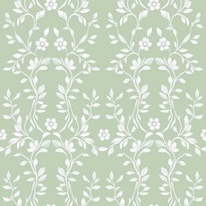 VaryFloral Boho 꽃무늬 벽지 필 앤 스틱 농가 베이지 및 화이트 꽃무늬 벽지 거실용 컨트리 코티지 꽃 접촉 용지 캐비닛 식물 가지 벽 종이 45cm x 398.8c, Green