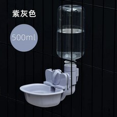 강아지 철장 펜스 애견 물그릇 자율 자동 급수기 세트 밥그릇 배식 물 전용 고양이 급식기, 1개