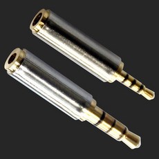 flower sleep 2.5 3.5파이 스테레오 AUX 변환젠더 변환잭, 2.5파이(암)-3.5파이(수)