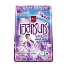 泰國 ESSENCE (3E) 泰國洗衣粉 動感花香洗衣粉 批發價, 1個, 386 紫色 （1100g)