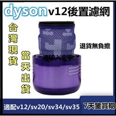 Dyson 後置濾網, 1個, V12後置濾網
