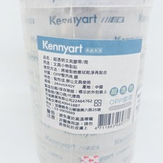 Kennyart巨城 超透明文具膠帶 筒 桌上型膠帶 辦公室膠帶 超值文具, 1個, 24mmX40yX6入, 透明