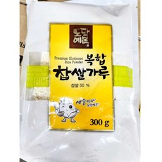찹쌀가루(초야 50프로 300g) 업소용 찹쌀분말 파우더, 300g