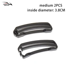 2개 플라스틱 고정 클립 웨빙용 퀵 키퍼 테일 벨트 보관 다이빙 액세서리, [02] 2pcs, 02 Medium 2pcs